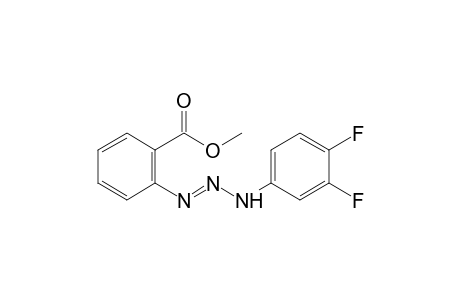 o-[3-(3,4-difluorophenyl)-1-triazeno]benzoic acid, methyl ester