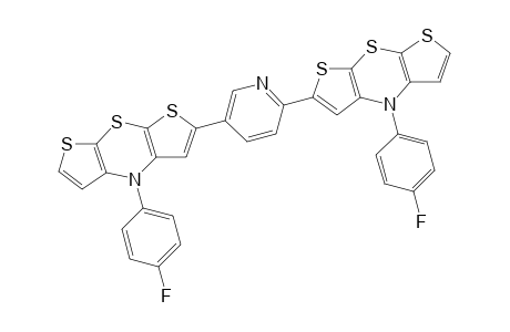 2,2'-(Pyridin-2,5-yl)-bis(4-(4-fluorophenyl)-4H-dithieno[2,3-b:3',2'-e][1,4]thiazine