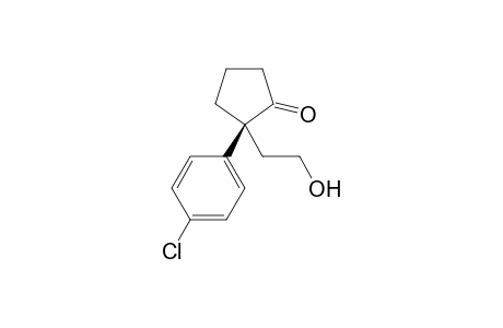 (2S)-2-(4-chlorophenyl)-2-(2-hydroxyethyl)cyclopentanone