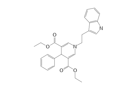 1-[2-(1H-indol-3-yl)ethyl]-4-phenyl-4H-pyridine-3,5-dicarboxylic acid diethyl ester