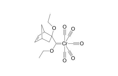 (1R*,2S*,4R*)-endo-Pentacarbonyl{2-ethoxybicyclo[2.2.1]hept-5-enyl(ethoxy)carbene]chromium(0)