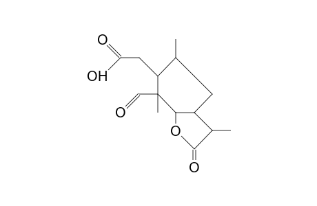 4-Oxo-3,4-seco-ambrosan-6,12-olide-3-oic acid
