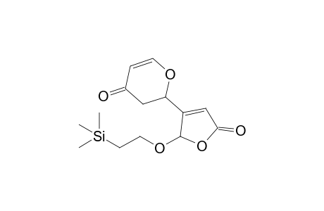 5-[2-(Trimethylsilyl)eth-1-oxy]-4-[2,3-dihydropyran-4-on-2-yl]furan-2(5H)-one