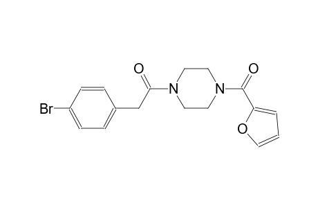 1-[(4-bromophenyl)acetyl]-4-(2-furoyl)piperazine