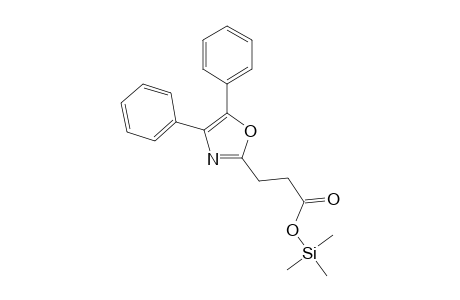 Trimethylsilyl 3-(4,5-diphenyl-1,3-oxazol-2-yl)propanoate