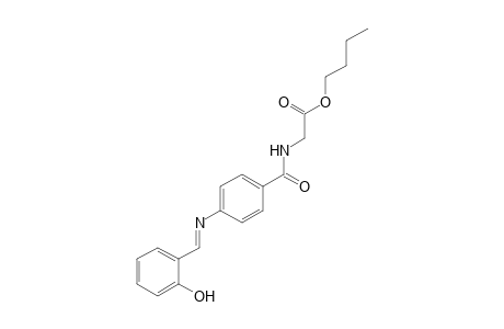 p-(salicylideneamino)hippuric acid, butyl ester