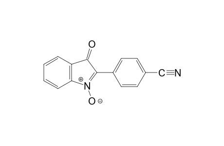 p-(3-oxo-3H-pseudoindol-2-yl)benzonitrile, N-oxide