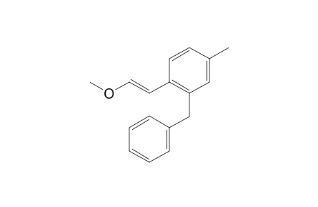 (E)-2-benzyl-1-(2-methoxyvinyl)-4-methylbenzene