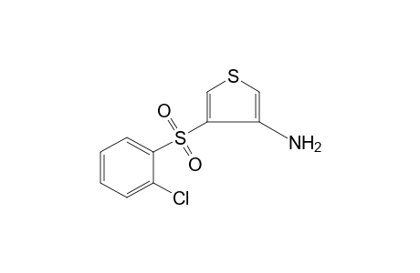 4-[(o-chlorophenyl)sulfonyl]-3-thiophenamine