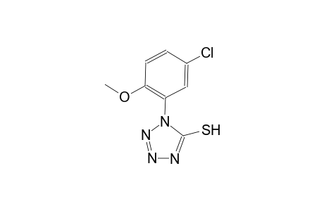 1H-tetrazole-5-thiol, 1-(5-chloro-2-methoxyphenyl)-