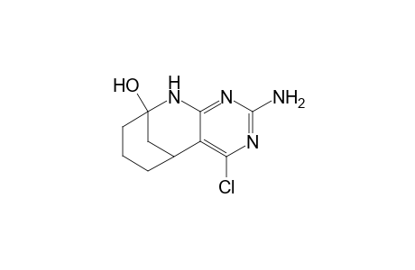 2-Amino-4-chloro-5,6,7,8,9,10-hexahydro-9-hydroxy-5,9-methanopyrimido[4,5-b]azocine