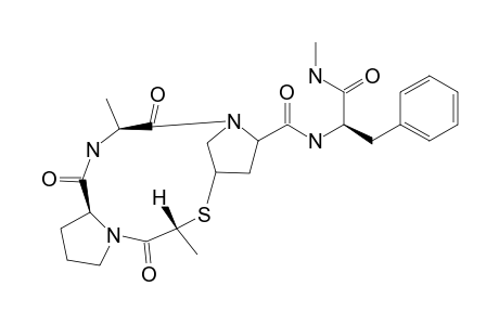 (2S)-N2-(1S,3R,9S,12R,15S)-3,12-DIMETHYL-4,10,13-TRIOXO-2-THIA-5,11,14-TRIAZATRICYCLO-[12.2.1.0(5,9)]-HEPTADECAN-15-YLCARBONYL)-PHENYLALANINE-METH