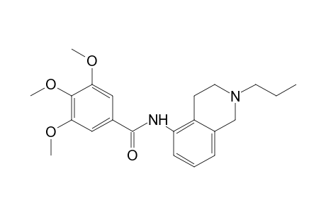 N-(2-propyl-1,2,3,4-tetrahydro-5-isoquinolyl)-3,4,5-trimethoxybenzamide