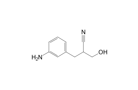 2-(3-aminobenzyl)-3-hydroxypropanenitrile