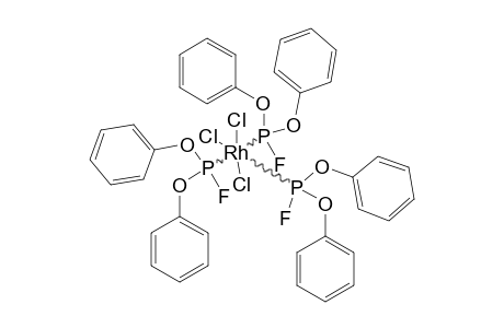 TRIS-(DIPHENOXY-FLUOROPHOSPHON)-RHODIUM-TRICHLORIDE