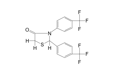 2,3-BIS(alpha,alpha,alpha-TRIFLUORO-p-TOLYL)-4-THIAZOLIDINONE