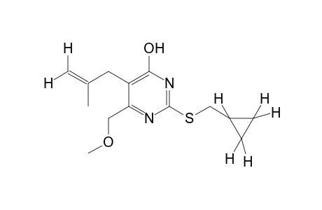 2-[(cyclopropylmethyl)thio]-5-(2-methylallyl)-4(3H)-pyrimidinone