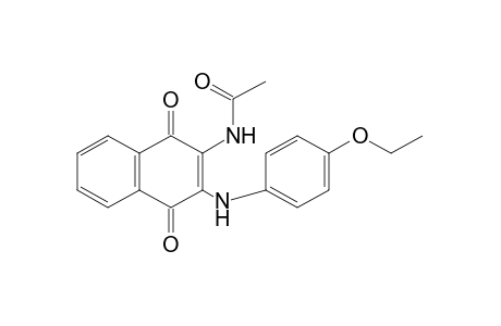 N-[1,4-Dihydro-1,4-dioxo-3-(p-phenetidino)-2-naphthyl]acetamide