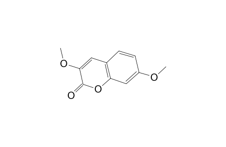 2H-1-Benzopyran-2-one, 3,7-dimethoxy-