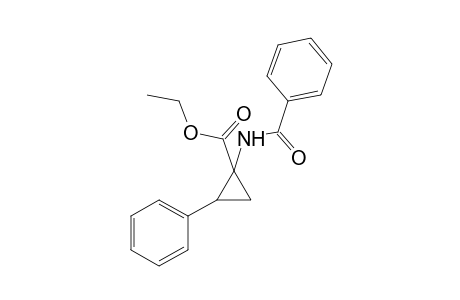 1-benzamido-2-phenylcyclopropanecarboxylic acid, ethyl ester