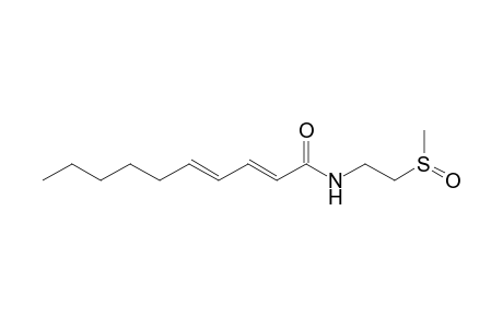 (2E,4E)-N-[2-(Methylsulfinyl)ethyl]-2,4-decadienamide