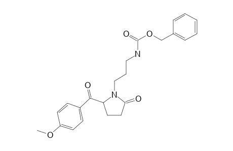 N-(3-N'-Benzyloxycarbonylaminopropyl)-5-(4'-methoxybenzoyl)-2-pyrrolidinone