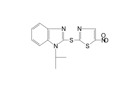 1-isopropyl-2-[(5-nitro-2-thiazolyl)thio]benzimidazole