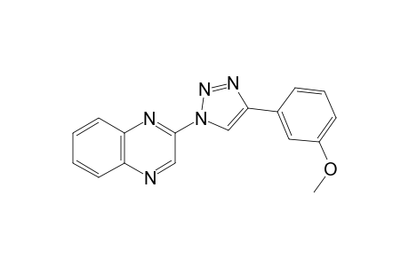 2-(4-(3-Methoxyphenyl)-1H-1,2,3-triazol-1-yl)quinoxaline