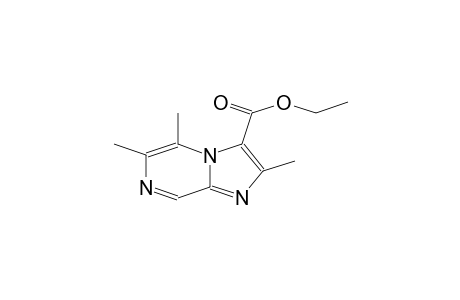 3-ETHOXYCARBONYL-2,5,6-TRIMETHYLIMIDAZO-[1,2-A]-PYRAZINE