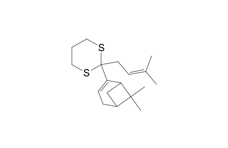 1,3-Dithiane, 2-(6,6-dimethylbicyclo[3.1.1]hept-2-en-2-yl)-2-(3-methyl-2-butenyl)-