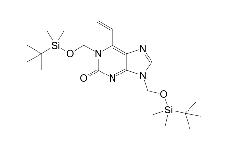 1,9-bis[[tert-butyl(dimethyl)silyl]oxymethyl]-6-ethenyl-2-purinone