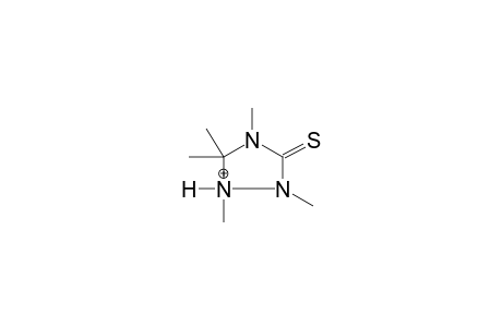 1,2,4,5,5-PENTAMETHYL-1,2,4-TRIAZOLIDIN-3-THIONE, PROTONATED