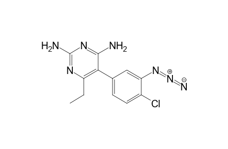 2,4-Diamino-5-(3-azido-4-chloro-phenyl)-6-ethyl-pyrimidine