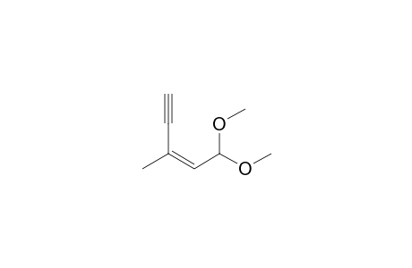 (Z)-5,5-dimethoxy-3-methyl-pent-3-en-1-yne