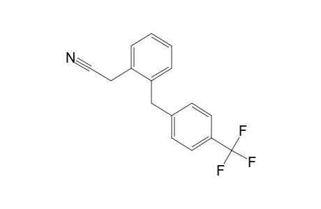 {o-[p-(trifluoromethyl)benzyl}phenyl}acetonitrile