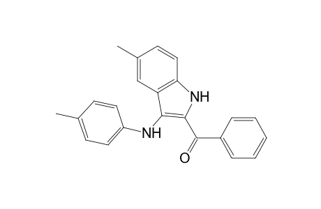 2-Benzoyl-5-methyl-3-(4-methylpenylamino)-1h-indol