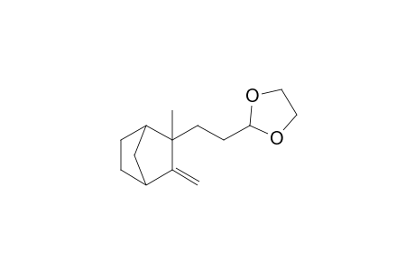 2-[2-(2-Methyl-3-methylenebicyclo[2.2.1]hept-2-yl)ethyl]-1,3-dioxolane