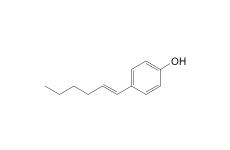 4-{(1E)-Hexenyl}phenol