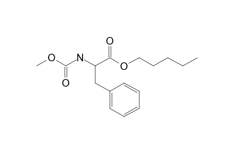 l-Phenylalanine, N-methoxycarbonyl-, pentyl ester