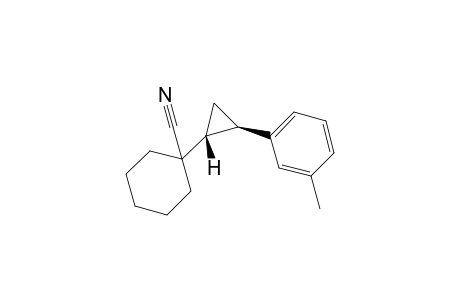 1-[(1R,2R)-2-(m-tolyl)cyclopropyl]cyclohexanecarbonitrile