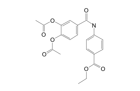 Benzamide, 3,4-diacetoxy-N-(4-ethoxycarbonylphenyl)-