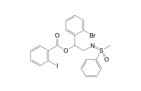 2-(S-Methyl-S-phenyl)sulfoximidoyl-1-(2-bromophenyl)ethyl 2-iodobenzoate