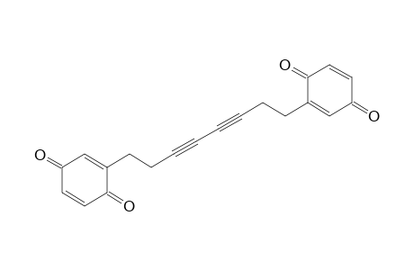 2-[8-(3,6-Diketocyclohexa-1,4-dien-1-yl)octa-3,5-diynyl]-p-benzoquinone