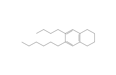 6-Butyl-7-hexyl-1,2,3,4-tetrahydronaphthalene
