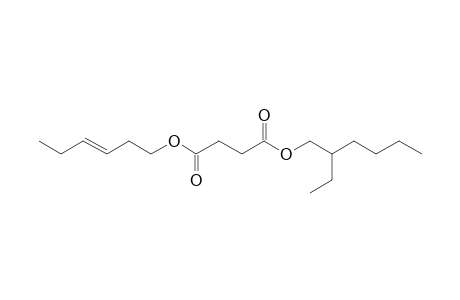 Succinic acid, 2-ethylhexyl trans-hex-3-en-1-yl ester