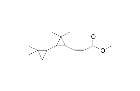 (Z)-3-[3-(2,2-dimethylcyclopropl)-2,2-dimethylcyclopropyl]propenoicacid-methylester