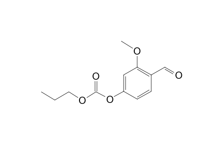 2-Methoxy-4-(N-propyloxycarbonyl)oxybenzaldehyde