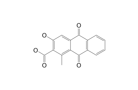 3-Hydroxy-1-methyl-9,10-dioxo-9,10-dihydroanthracene-2-carboxylic acid