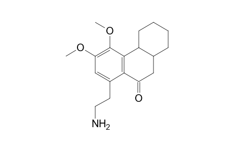 8-(2-aminoethyl)-5,6-dimethoxy-2,3,4,4a,10,10a-hexahydro-1H-phenanthren-9-one