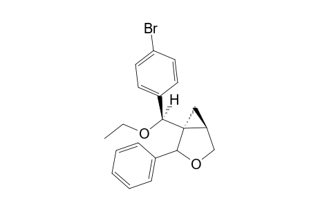 trans-4-Phenyl-5-[.alpha.-ethoxy(4-bromobenzyl)]-3-oxacyclo[3.1.0]hexane